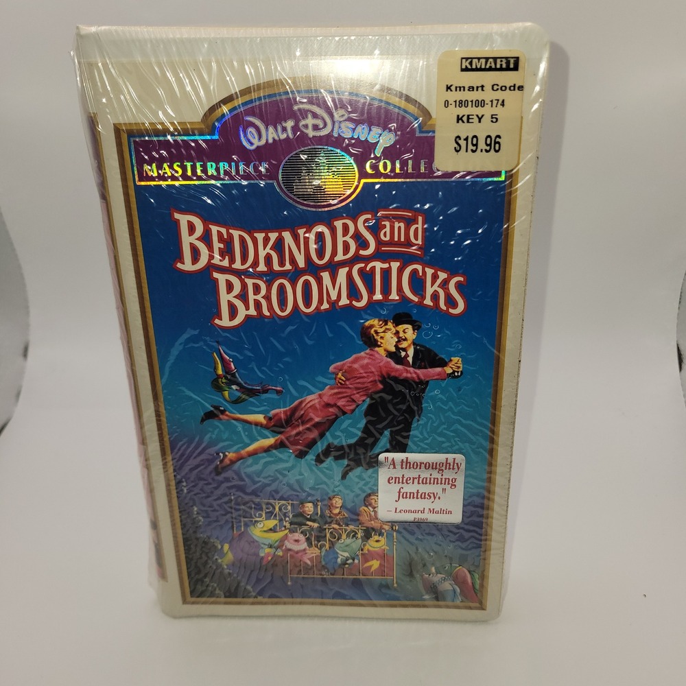 Disney Bedknobs and Broomsticks VHS Masterpiece Collection Factory Sealed New